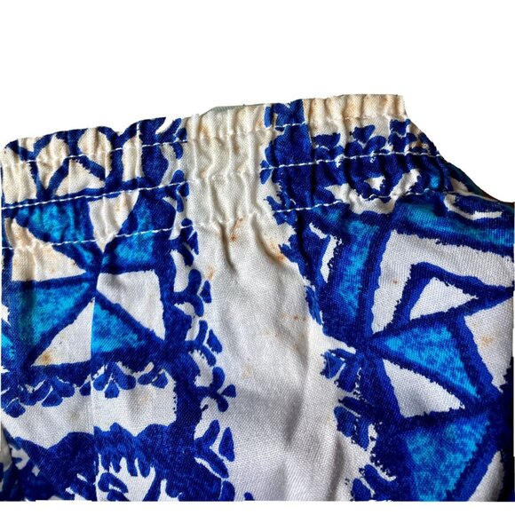 Vintage California Shores 1990s swim trunks shorts 26W x 16L rash guard STAINS - Picture 4 of 12